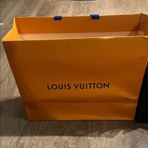 Louis Vuitton Bold Orange Shopping Bag